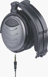 Headphones,Foldable,Noise Canceling,5' Cord,3.5,mm Plug,BK (CCS55231).