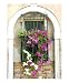 Petunias through Wrought Iron Photographic Poster Print by Donna Corless, 16x20