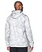 Under Armour Men's Armour Fleece Big Logo Pattern Hoodie, White (102)/Red, Large