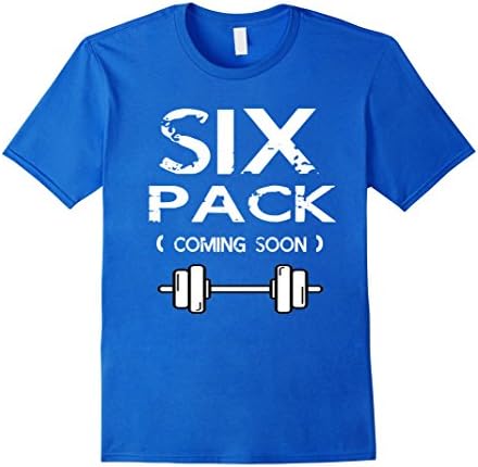 Men's Karflox lnc six pack coming soon Athletic Workout T-Shirt XL Royal Blue