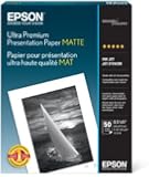 Epson Ultra Premium Presentation Paper MATTE (8.5x11 Inches, 50 Sheets) (S041341)
