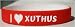 I Love Xuthus Custom Wristband