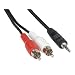 Kabel Audio Klinkenstecker 3.5 auf Cinch 10,0m