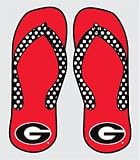 GEORGIA BULLDOGS FLIP FLOPS vinyl decals UGA car truck stickers