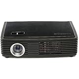 LUXCINE 4k Chip LED Projector Android 4.4.2 WIFI Bluetooth 4.0 + 3D Glasses Black