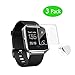 iGK Screen Protector for Fitbit Blaze Smart Watch, Tempered Glass, 2.5D Round Egde, HD Ultra Clear Film - 3 Count