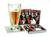 Coasters with napkin inserts Set of 6