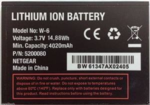 New 4020 mAh Sierra Wireless W-6 W6 Replacement Battery - BELTRON BLT-SW6