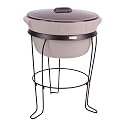 Coleman Plastic Party Cooler, Gray Slate