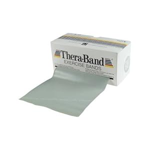 Thera-Band Übungsband 5,5 m , super stark/silber