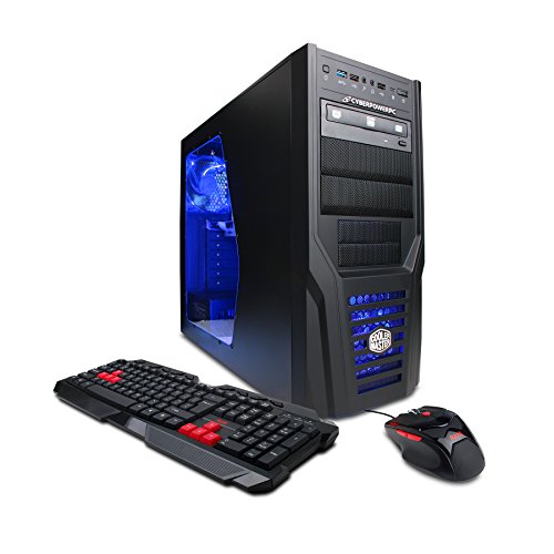 CyberpowerPC Gamer Ultra GUA880 Gaming Desktop - AMD FX-4300 Quad Core 3.8GHz, 8GB DDR3 RAM, 1TB HDD, 24X DVD, NVIDIA GT 720 1GB, Windows 7 Pro