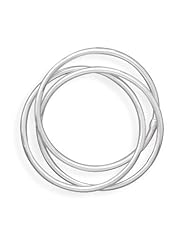 3 Hollow Tube Bangle Bracelets