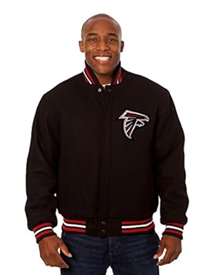 Atlanta Falcons Jacket - Hand Crafted Wool w/Embroidered Applique Team Logos
