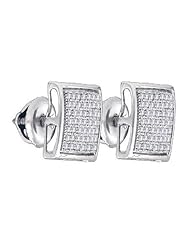 0.33CT MICRO-PAVE EARRING