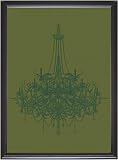 『Hiroya Otake』《Chandelier Olive》 インテリアアートポスター額付の画像
