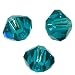 Swarovski Crystal #5301 3mm Bicone Beads Blue Zircon (25 Beads)
