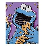 Sesame Street Cookie Monster Stretched Canvas Print