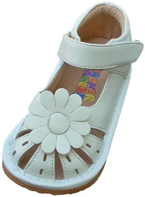 3299 White Flower Sandal - Size 8 - 15.8 cm