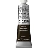 Winsor & Newton Winton Oil Colour Tube, 37ml, Ivory Black