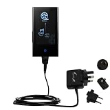 International Wall / AC Charger for the Samsung YP-P2QB - Gomadic Brand w/ TipExchange Technology