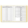 Dome 612 Monthly Bookkeeping Record with Tan Cover and 128 Pages, 11 x 8-1/2 Inches, Wirebound