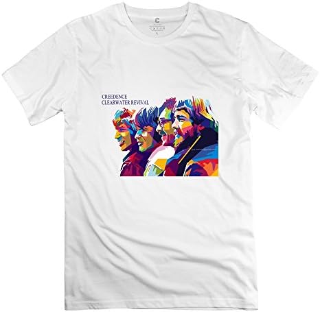 Manrv Men's Creedence Clearwater Revival T-shirt S