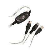 USB to MIDI Musical Instrument Keyboard Adaptor Cable