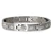 Titanium Men's Link Bracelet with Screws 10mm Wide 8.5 Inches