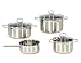 Krüger SM 4 Topf-Set Manhattan Edelstahl, 4/7-teilig