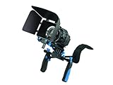 Red Star DSLR Follow Focus Pro II w/ Movable Focus Indicator + Shoulder Rig ....
