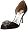 Badgley Mischka Women's Lacie Open-Toe Pump,Black Satin,6.5 M US
