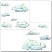 Baby : 10 Cloud Sky Mural Wall Transfer Stickers Mural