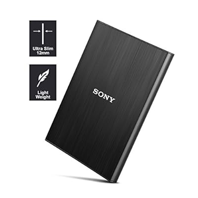 Sony HD-SL1 1TB External Slim Hard Disk (Black)