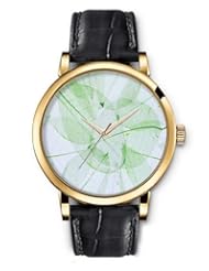 SPRAWL Aanalog Fashion Series Gold Ladies Watches of Genuine Black Leather Strap,Unique Wrist Watch for Women Girls Designed with Leaf veins