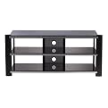 Nero Entertainment Center Without Mount - Black with Silver Accents