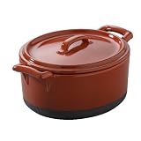 Revol Belle Cuisine 15.75-Ounce Cocotte With Lid, Red