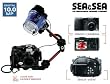 SEA&SEA DX-1G 10MP Digital Camera with 3x Optical zoom and Underwater Housing with YS-27 Lighting Package