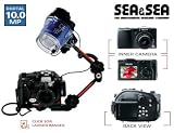 SEA&SEA DX-1G 10MP Digital Camera with 3x Optical zoom and Underwater Housing with YS-27 Lighting Package