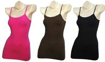 Women's 3-Pack Seamless Solid Colors Camisole
