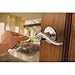 Kwikset 405BL-S Balboa Reversible Keyed Entry Door Leverset with SmartKey, Satin Nickel