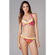 Betsey Johnson Orange Slice Halter Bra Top