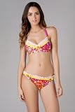 Betsey Johnson Orange Slice Halter Bra Top