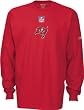 Tampa Bay Buccaneers Red 2007 Sideline Official Wordmark Long Sleeve T-Shirt