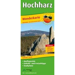 Wanderkarte Hochharz: Mit Ausflugszielen, Einkehr- & Freizeittipps, wetterfest, reissfest, abwischbar, GPS-genau. 1:25000