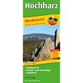Wanderkarte Hochharz: Mit Ausflugszielen, Einkehr- & Freizeittipps, wetterfest, reissfest, abwischbar, GPS-genau. 1:25000