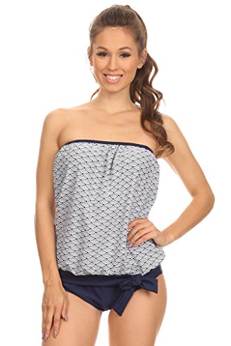 2054NS16 - Dippin' Daisy's Women's New Style Bandeau Blouson Tankini Sizes 8-18 2054NS16 - Dippin' Daisy's Women's New Style Bandeau Blouson Tankini Sizes 8-18
