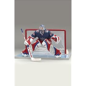 McFarlane Toys 6 NHL Series 13 - Henrik Lundqvist #30 New York Rangers Dark Blue with Red... by McFarlane
