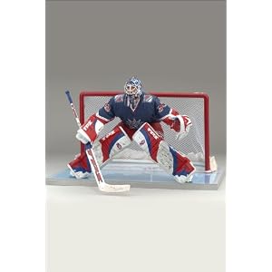 McFarlane Toys 6 NHL Series 13 - Henrik Lundqvist #30 New York Rangers Dark Blue with Red... by 
