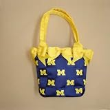 Medium Bow Bucket Purse - Michigan Wolverines NCAA College Athletics