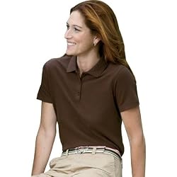 Devon & Jones Ladies' Organic Cotton Pique Polo